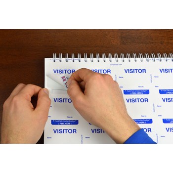 Visitor Badge Log Book